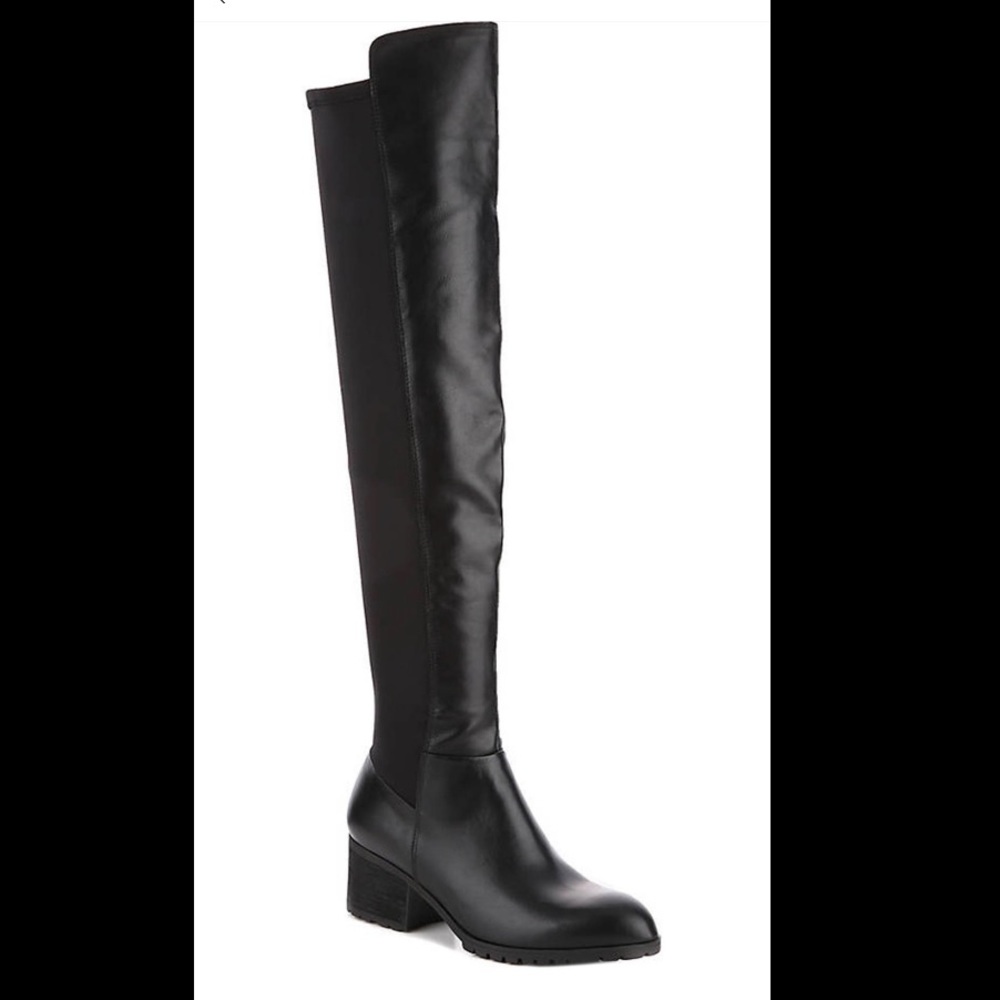 Black tall boots